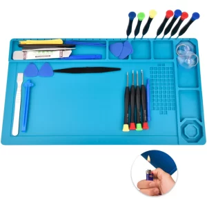 Tapete Trabajo Silicon Magnético Antiestática+kit