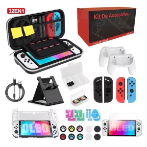 Dobevi Estuche Kit De Accesorios Nintendo Switch Oled 32 En 1