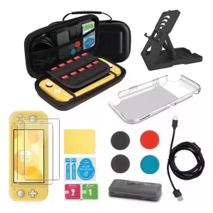 Kit Accesorios Con Estuche Para Nintendo Switch Lite 17en1